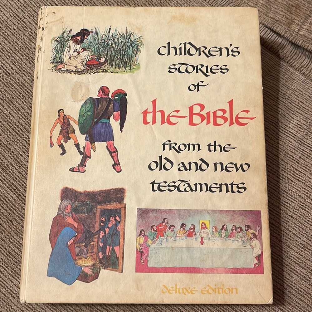 Vintage Children’s Stories of the Bible from the Old and New Testament 1968